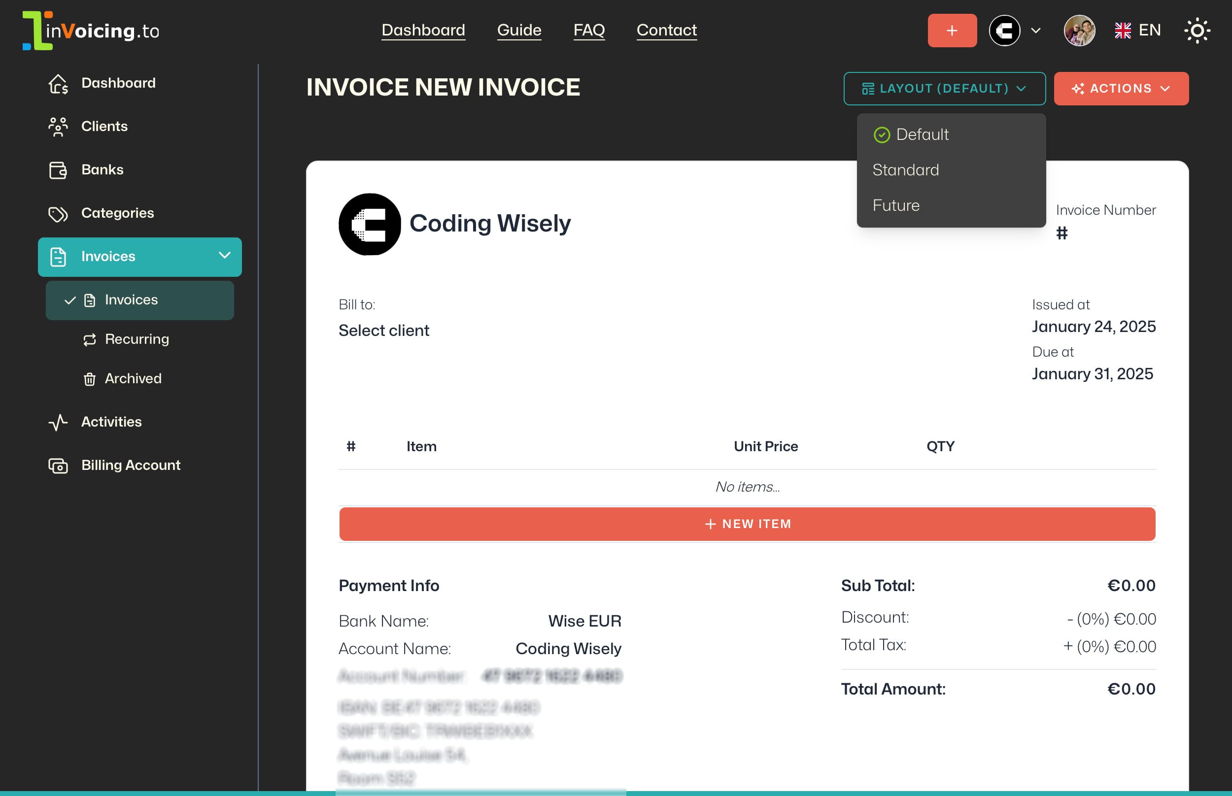 Invoicing.to - simple and effective invoicing manager tool