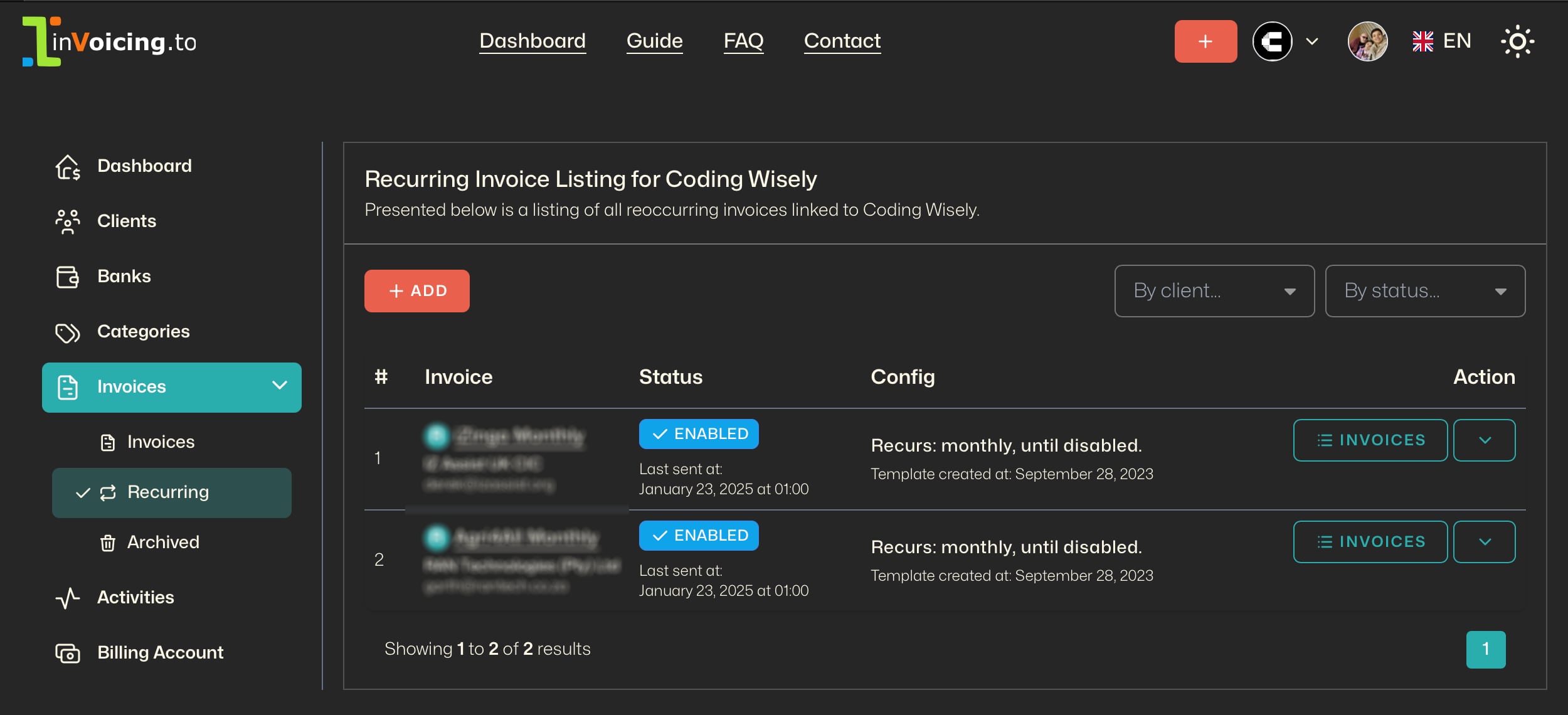 Invoicing.to - simple and effective invoicing manager tool