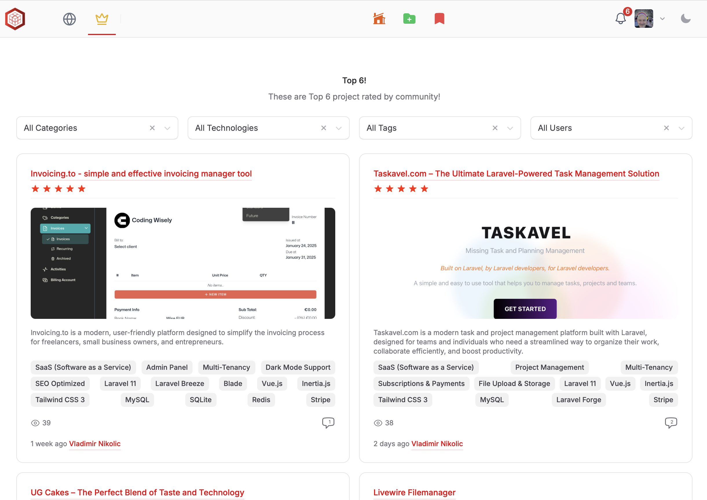 Laraveled – Showcasing the Best Laravel Projects & Innovations