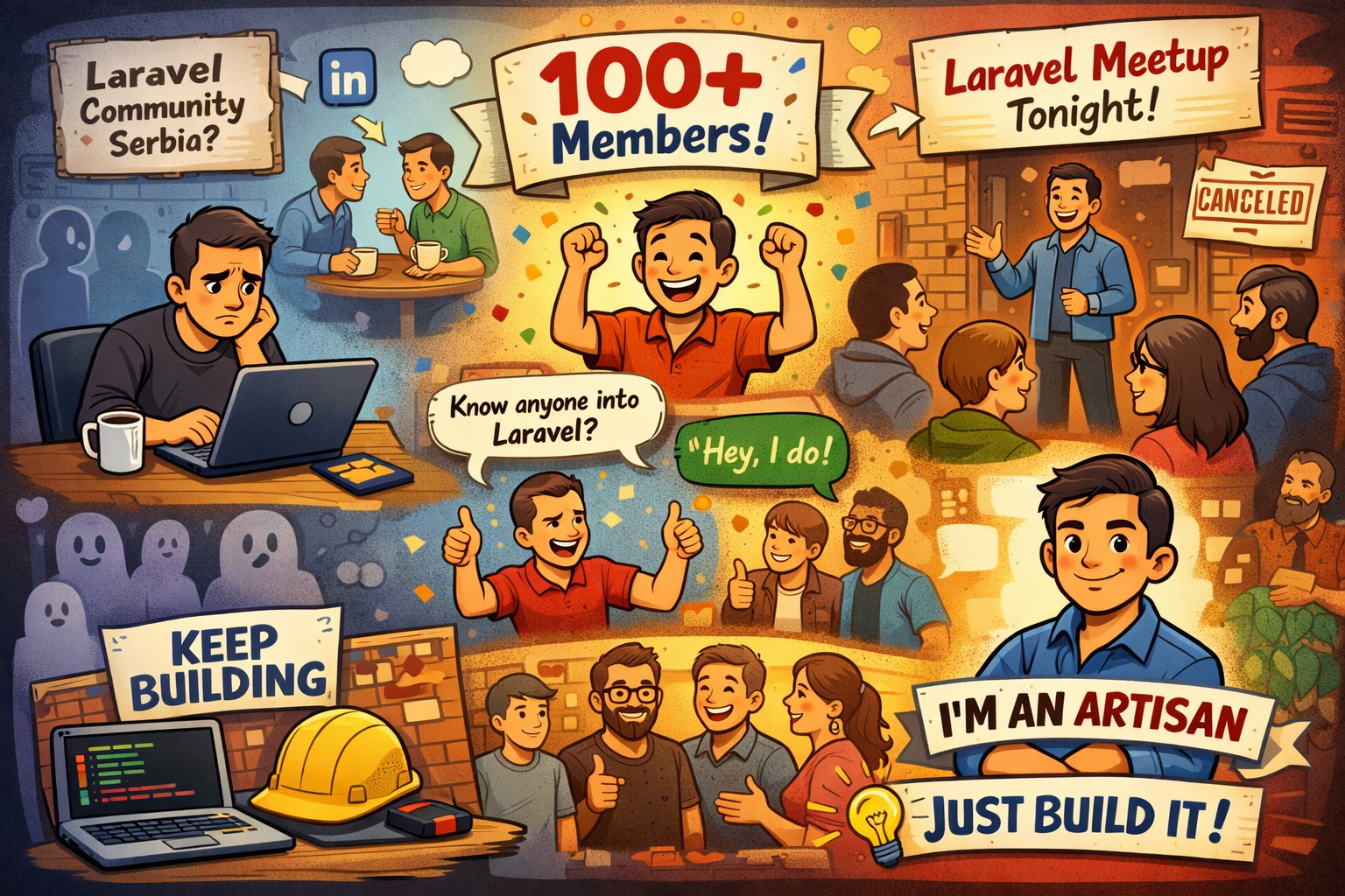 One Year of Building Laravel Serbia: From Zero to 100 Artisans